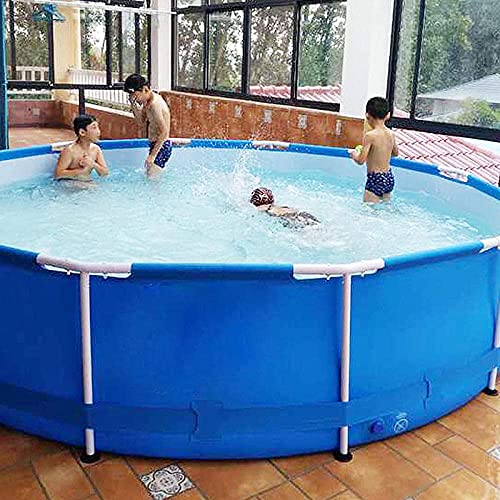 FHISD Inch Kinderplanschbecken,Swim Center Familienpool mit Sitzplätzen,Rund Stent-Pool, großer Außenpool-4,5 x 1,05m – Bild 7