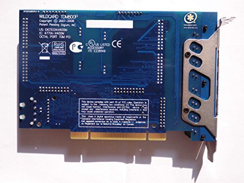 Carte TDM800P 8FXS analogique PCI pour serveurs IP PBX Asterix et Freeswitch