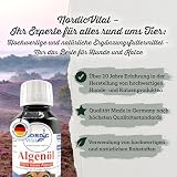 NordicVital Premium Algenöl 100ml für Hunde, Katzen & Pferde – 100% Vegan - Hochkonzentriertes Omega 3, EPA & DHA - Natürliches Barf Öl aus Algen für Fell & Haut – Abgefüllt in Deutschland