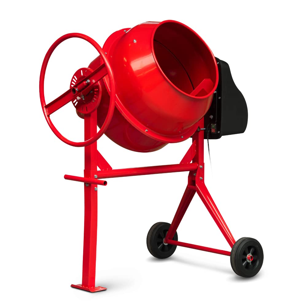 Bétonnière électrique 550w - 140 litres - Avec roues - Brick