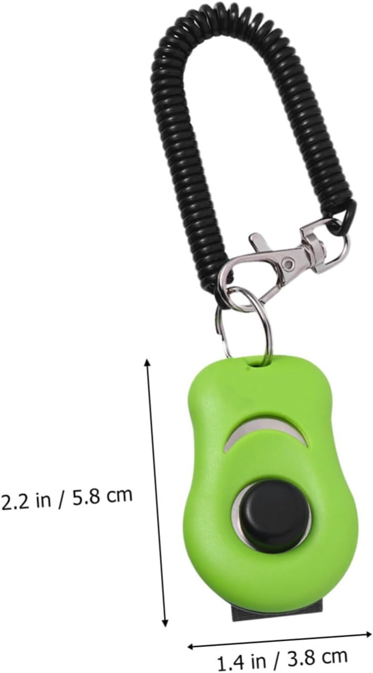 Pet Training Sound Whistle with Distinct Tone and Attention Indicator | ABS Colored Button Design, Obedience and Small Trick Sessions, for Mouse and Bird Use, One Piece