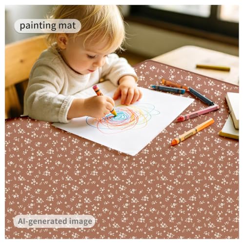 Image of Baby Splat Mat for Under High Chair, 51 x 51 Inch