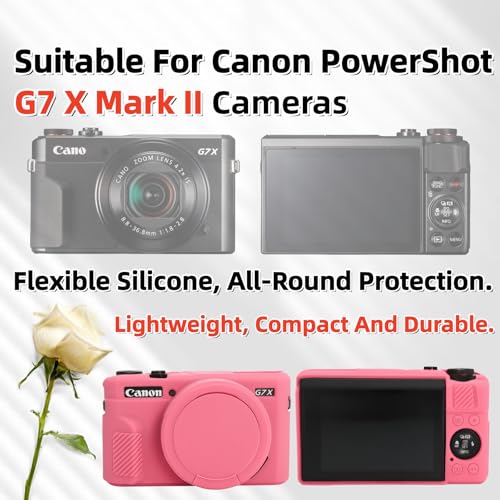 Funda de silicona para cámara Canon G7 X Mark II miniatura 2