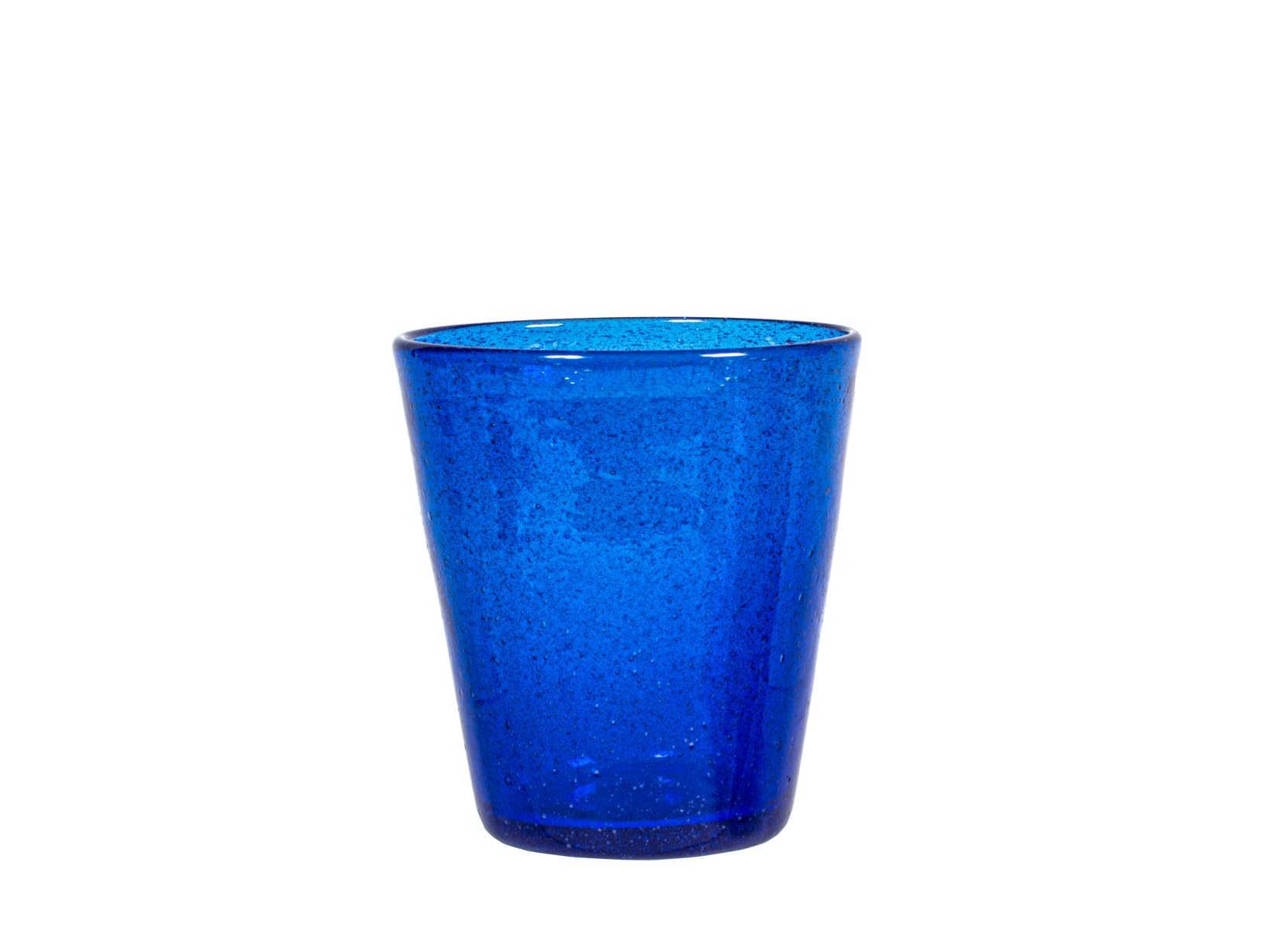H&H Giada Set mit 12 bunten Wassergläsern, Mehrfarbig, 280 ml, unregelmäßige Gläser mit Mikrobläschen, robust und spülmaschinenfest, originelle Tischkarten