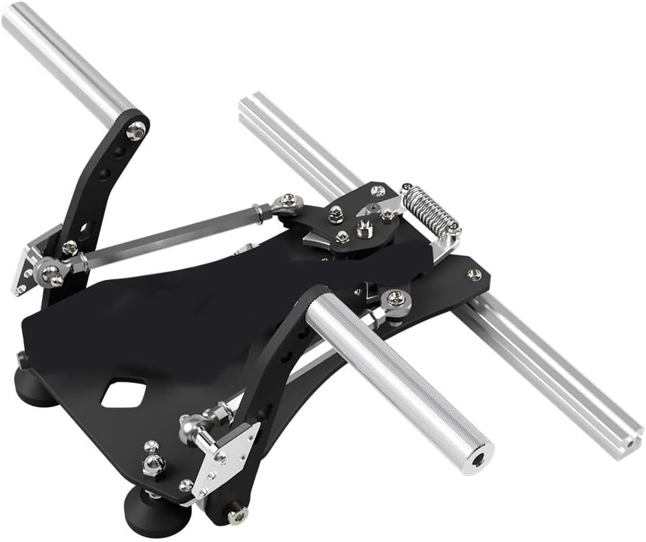 SN-1 Helicopters Flight Simulator Rudder Pedals, All-Metal Plug and Play USB Rudder Pedals with Non-Contact Hall Sensor for RC Helicopter