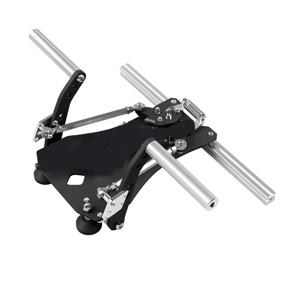 SN-1 Helicopters Flight Simulator Rudder Pedals, All-Metal Plug and Play USB Rudder Pedals with Non-Contact Hall Sensor for RC Helicopter