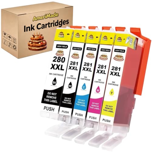 Refillable 280XXL/281XXL Ink Cartridges for Canon PIXMA