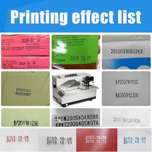 Máquina semiautomática de codificación de fecha de tinta sólida para impresión por lotes y fecha de caducidad en varias superficies