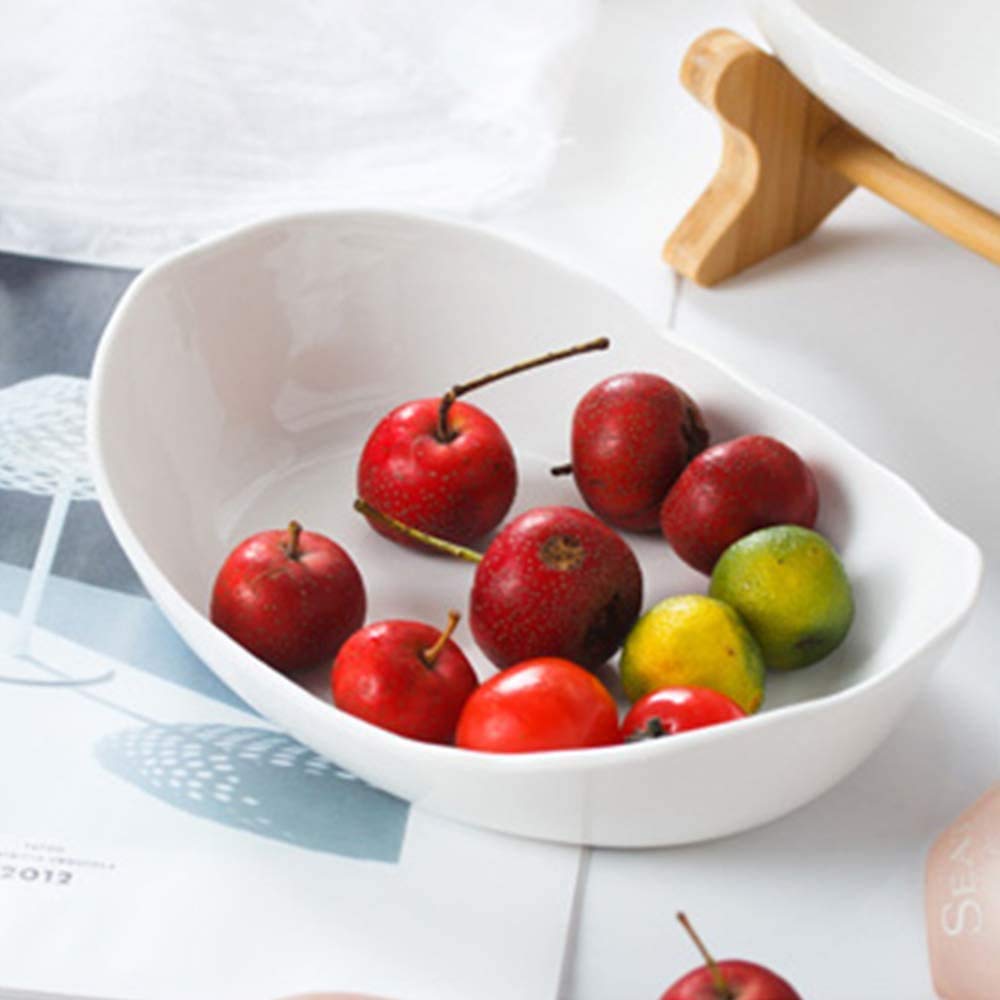 Ensemble De Bols Ovales à 3 Niveaux Avec Support En Métal