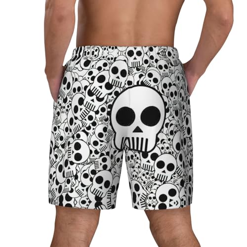 Maillot de bain homme compression crânes séchage rapide confortable