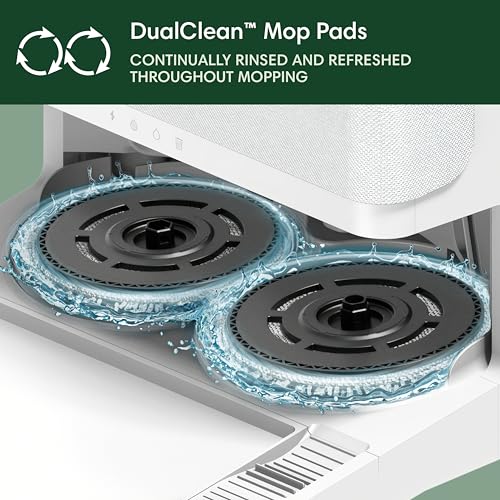 iRobot Roomba Plus 405 (G185) Combo Robot Vacuum & Mop with AutoWash Dock - Spinning Mop Pads, Self-Empties, Pad Washing & Drying, Self-Cleaning, Pad-Lift, LiDAR Navigation - image 5
