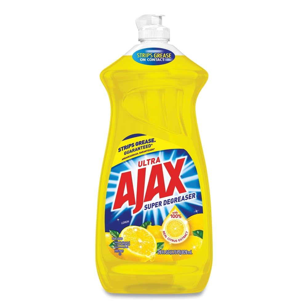 Dish Detergent Lemon Scent 28 oz Bottle 9 Carton ESS
