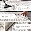 Nuloom Zola Grey/Cream, 5' x 8', Geometric Moroccan, Soft and Cozy, High Traffic, Stain Resistant, Easy Clean, Durable Area Rug for Bedroom, Living Room, Dining Space, Den, Foyer, Entryway