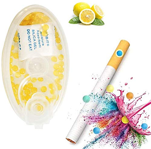 O'vinna DIY Explosion Perlen Menthol Zigaretten Filter Aroma Kapseln Klickfilter Karte Click Hülsen Kugel Kapsel Infusion Flavour Geschmack Zitrone