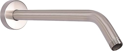 Miniatura 9 de HarJue Brazo de ducha con brida y cinta de teflón, brazo de tubo de ducha montado en la pared de acero inoxidable 304 para cabezal de ducha fijo