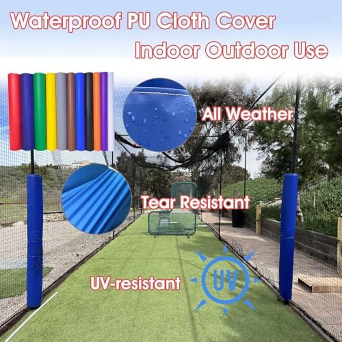 Square Column Pads for Gym & Garage - Protective Basketball Pole Padding, Customizable Safety Gear for Athletes, Durable Foam Cushioning for Enhanced Impact Protection