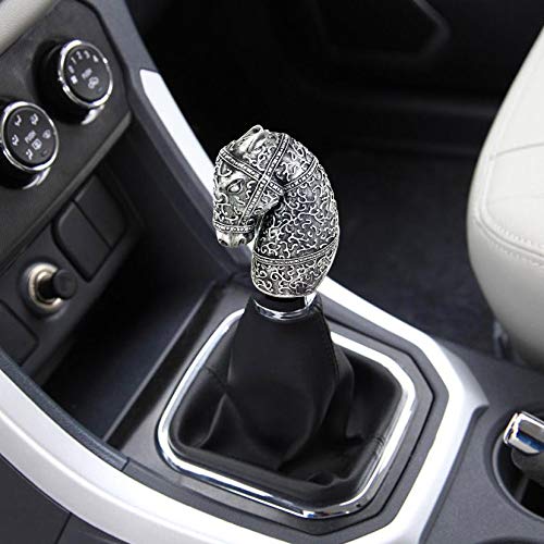 Arenbel 5" Weighted Gear Shift Grip Knobs Horse Head Shape Car Speed Shifter Stick Lever Handle Fit Most Manual Auto Vehicles #TOP1