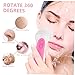 SAFIGLE Facial Cleansing Brush Set Deep Pore Cleaning Tool for All Skin Types Exfoliating Device with Soft Head for Daily Use Rosy Color