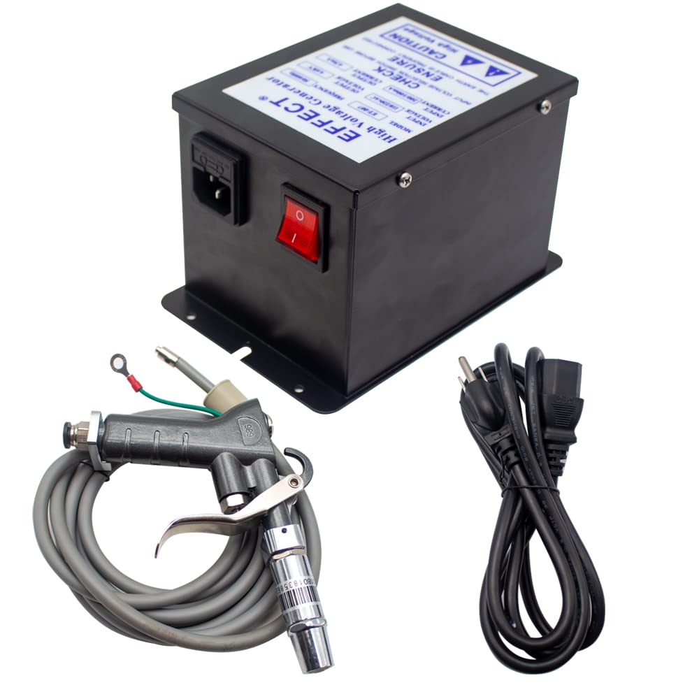Pistola de Aire Ionizante, Eliminador de Estática, Herramienta Antiestática Rápida Industrial, Pistola de Aire Soplado de Polvo 220V 4.6KV