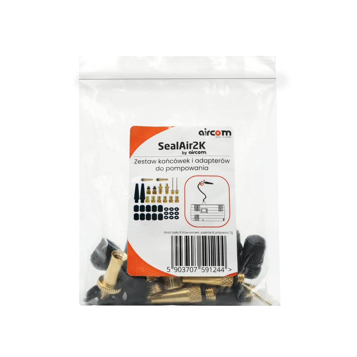 Kit de reparación de neumáticos de coche SealAir2K Aircom