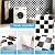 Art3d 10-Pack Heavy-Duty Peel and Stick Backsplash, 12x12 Inch Self-Adhesive Wall Tile Stick on Kitchen Countertop, Black & White