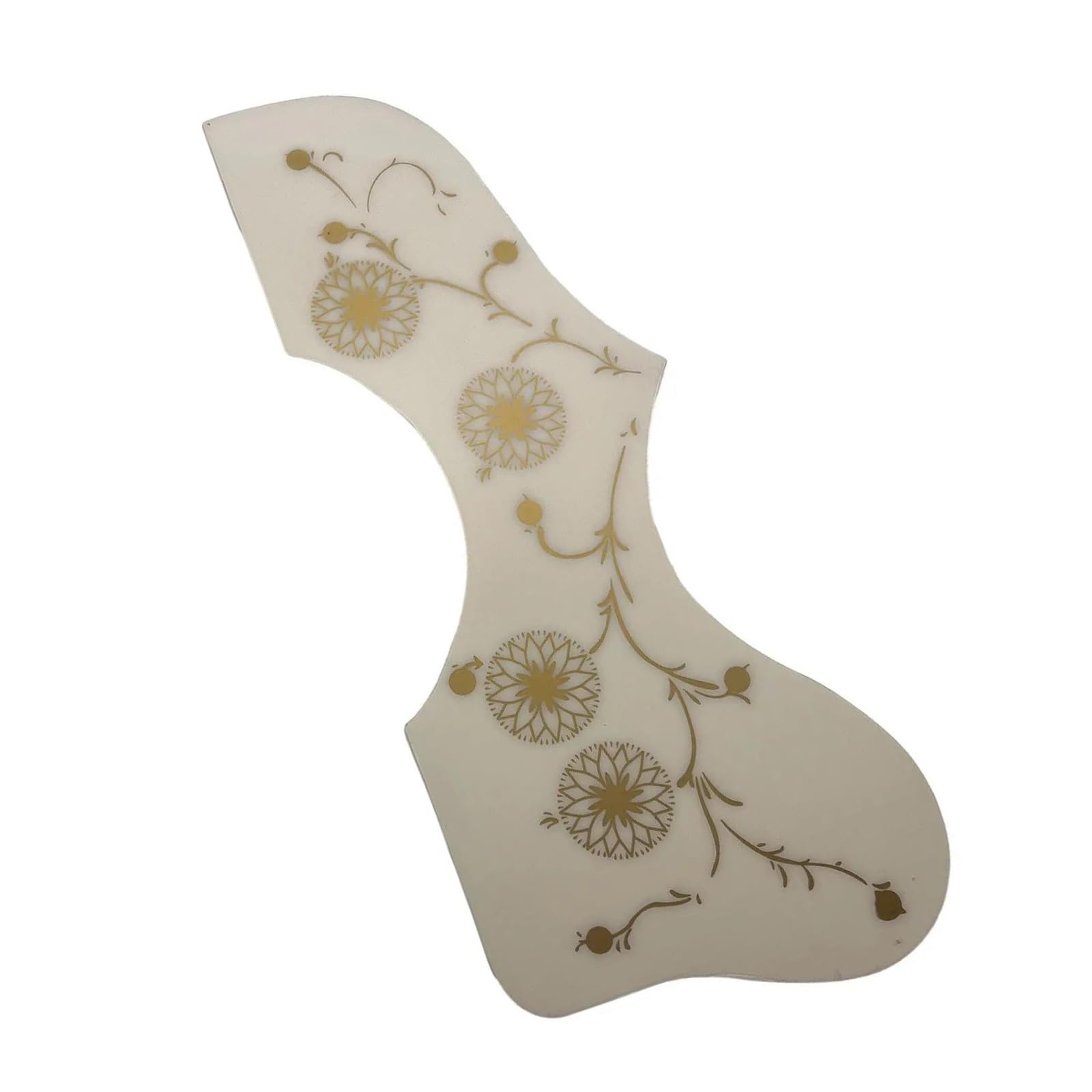 Pickguard do gitary akustycznej dla początkujących Osłona gitary akustycznej odporna na zużycie i uszkodzenia części zamienne(White-R)