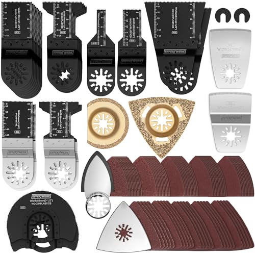 Lames de scie oscillantes et accessoires de ponçage bois et métal
