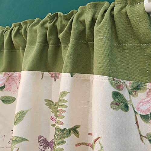 Cortinas de café de lino para cubrir ventanas bajas sin perder claridad 4