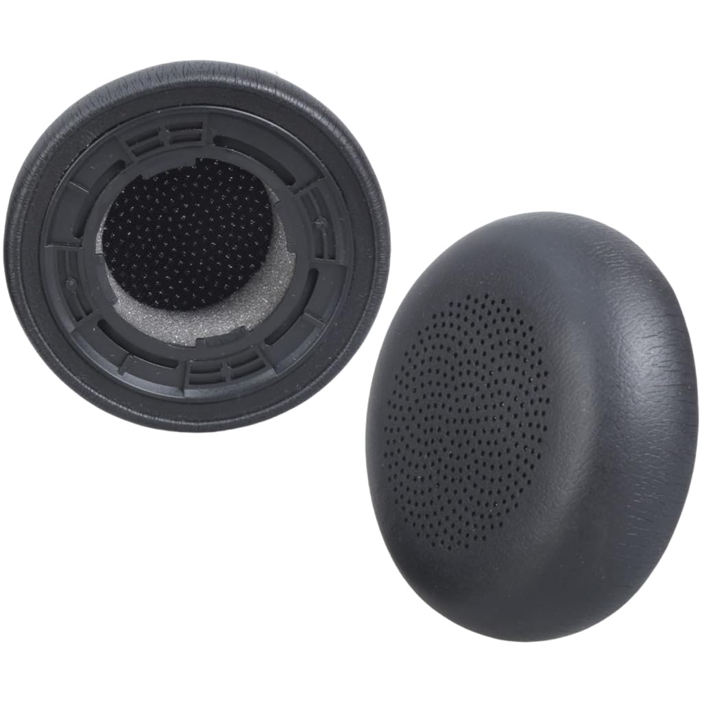 Elnwnnkc 1Pair Earpads Leather Ear Pad Ears Cushions Cover Memory Foam Earmuffs for WH64 YHS36 WH62 WH66