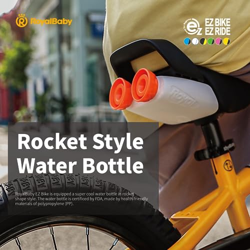 image for RoyalBaby EZ Kids Bike, 18 Inch Balance Pedal Convertable Bicycle, Eas