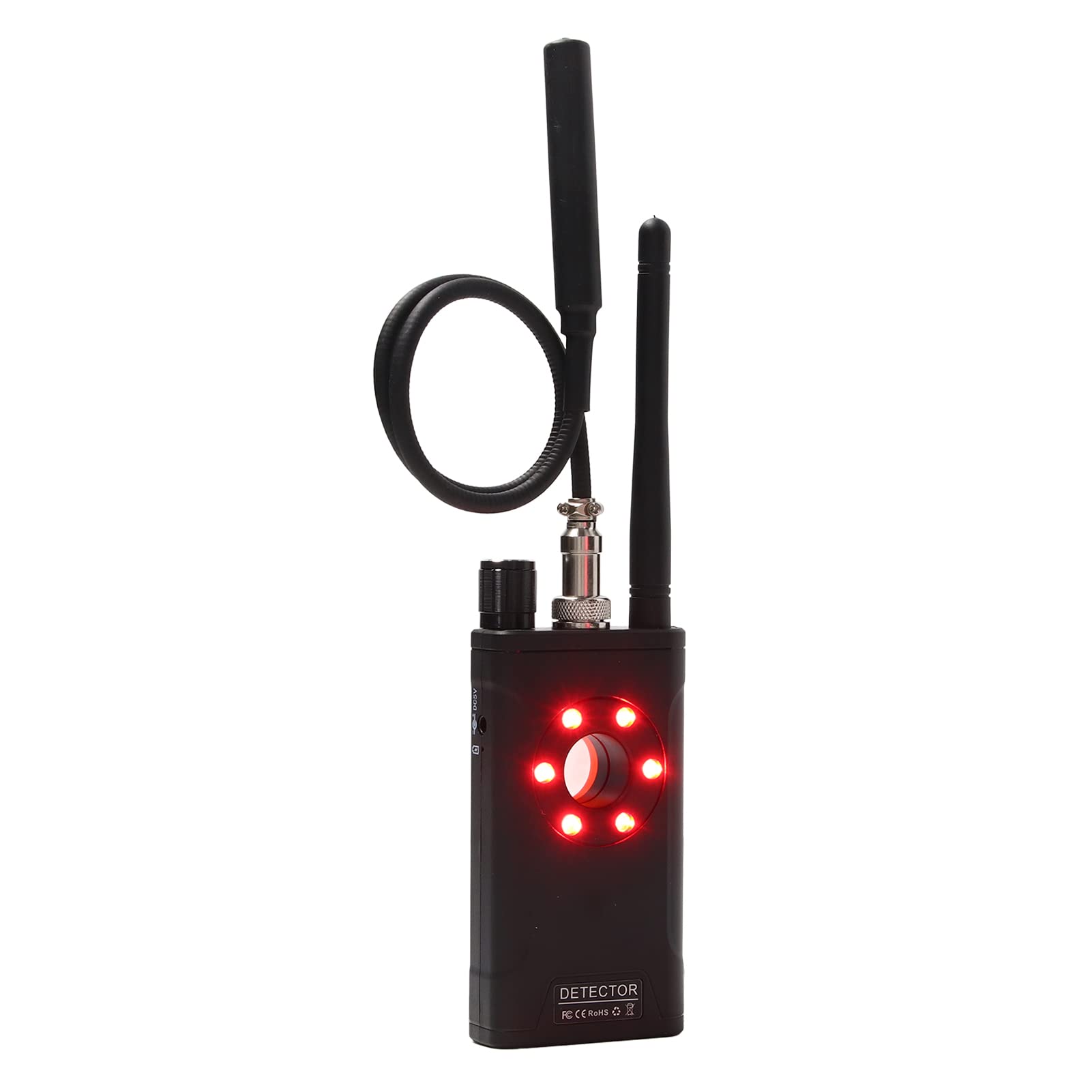 Détecteur de caméra cachée K18S 1MHZ-8000MHZ Bug Scanner de Signal sans Fil Détecteur de positionnement GPS Haute sensibilité Protecteur privé Natudeco