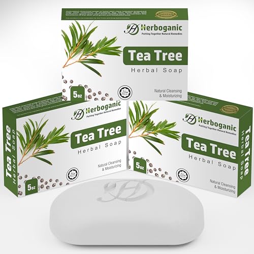 HERBOGANIC Tea Tree Oil Herbal Soap