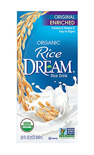RICE DREAM Enriched Original Organic Rice Drink, 32 fl. oz. (Pack of 12)