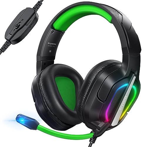 Krysenix PG2 ゲーミングヘッドセット ヘッドホン ゲーミング...