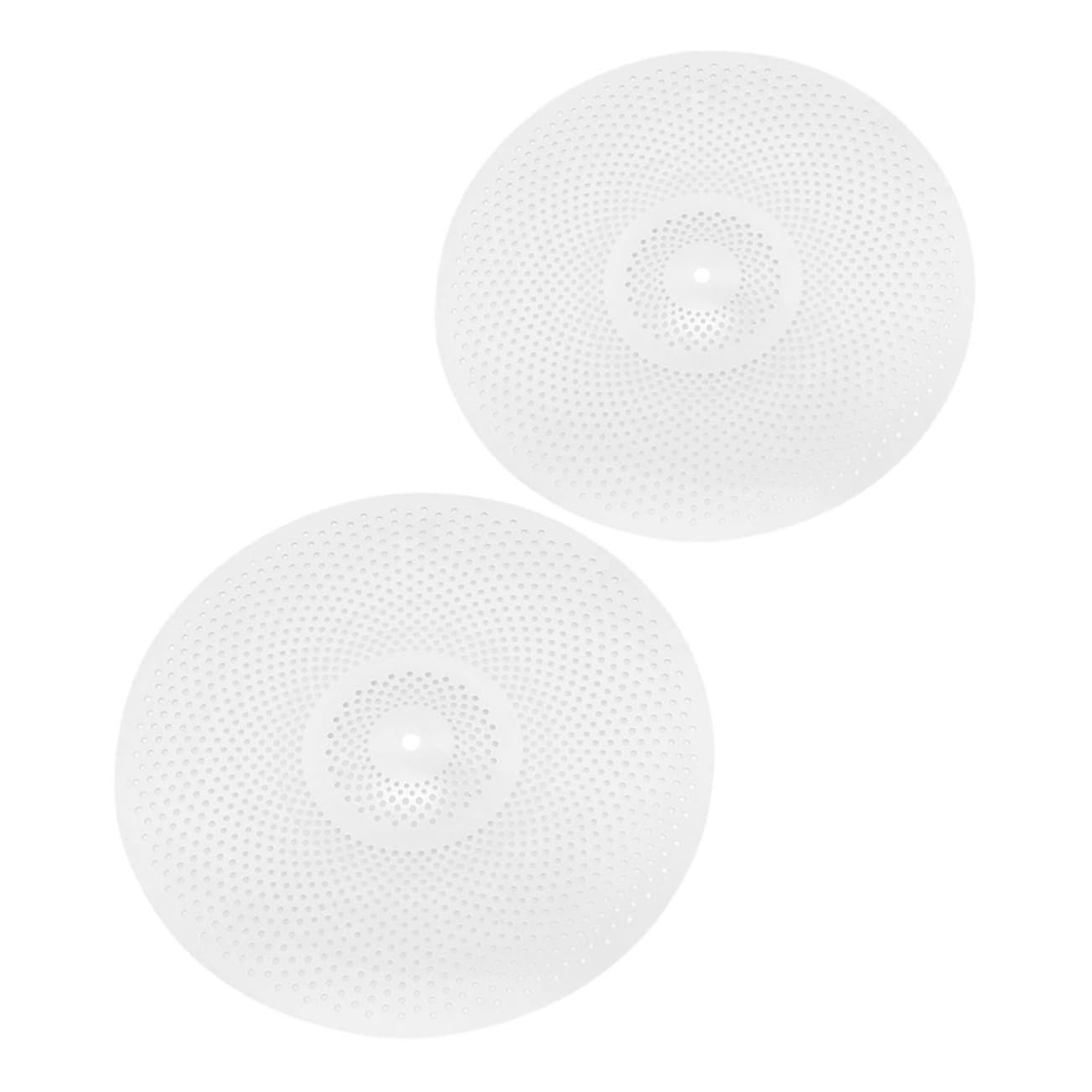 TOYANDONA 2piezas Platillos Silenciosos Para Batería Platillo De Aleación De Kit De Accesorio Volumen Para Instrumento De Percusión Para Practicar Interiores