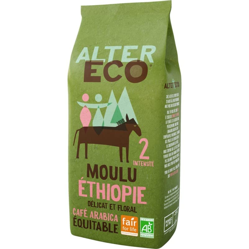 ALTER ECO - Café Éthiopie 100% Arabica 260G - Lot De 3