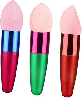 3 brochas de esponja de maquillaje para base ...