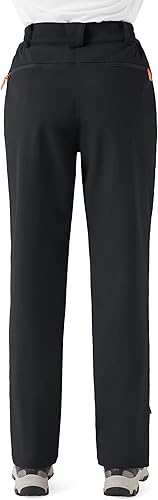 Miniatura 2 de URBEST Women's Outdoor Snow Ski Pants Waterproof Winter Fleece Lined Hiking Snowboard Insulated Softshell Pant