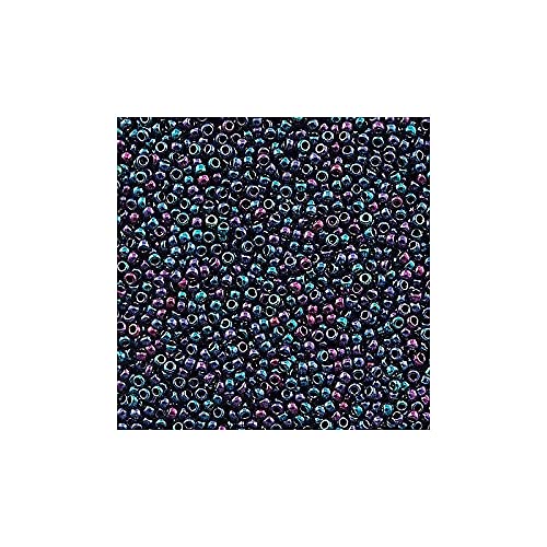 10 g TOHO Round Seed Beads Rocailles, Size 8/0, Higher Metallic Dragonfly (# 505), Japan, Glass — image 1