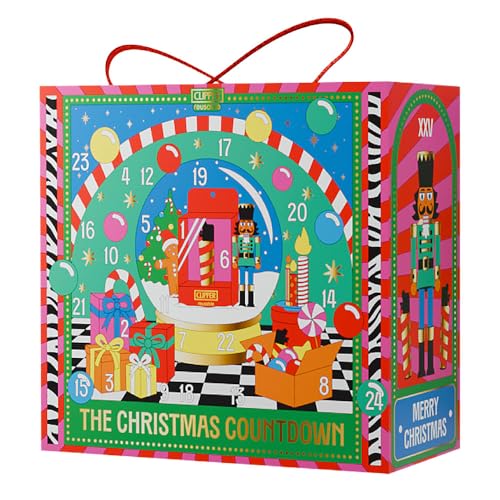 CLIPPER Adventskalender mit 24 Überraschungen | Enthält 17 CLIPPER Feuerzeuge mit exklusiven Weihnachtsmotiven | 7 weitere attraktive Überraschungen