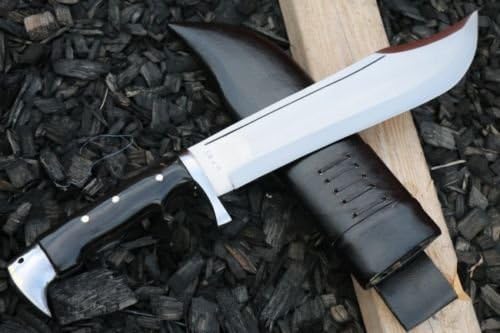 Miniatura 7 de Khukuri tradicional de águila de tamaño americano de 12 pulgadas, cuchillo de hoja forjado a mano hecho a mano por ex ejército Khukuri House Nepal
