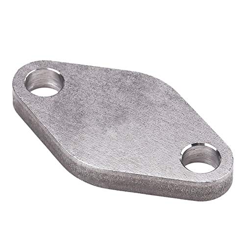 AGR Ventil, Qiilu Ventildeckeldichtung, AGR Ventil Blanking Block Platten Kit mit Dichtung für E53 E38 E39 E46 X5