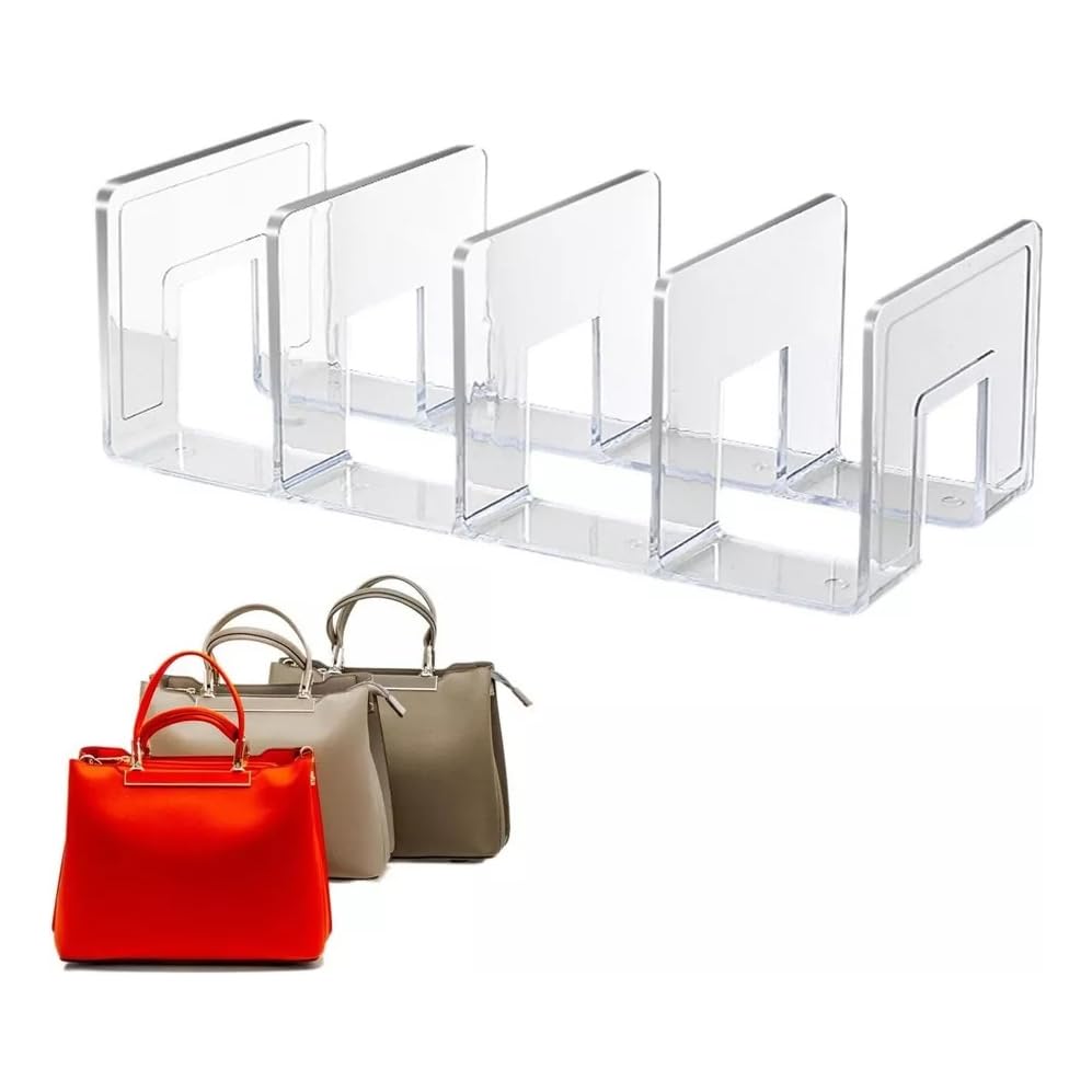 Organizador E Divisor De Bolsas Em Acrílico Para Organização 1 Peças(transparente,2 Pcs)