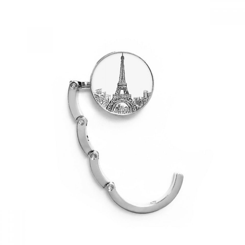 Crochet sac pliable Tour Eiffel cintre de table robuste et compact - 7