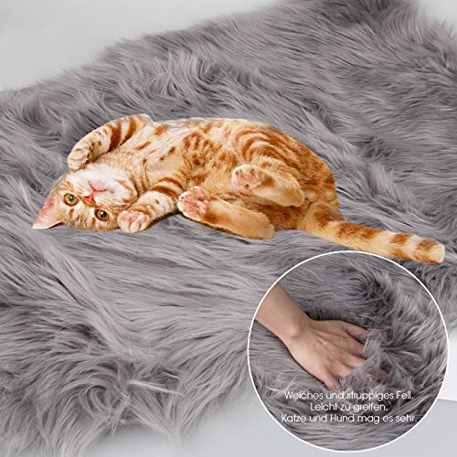 OOTOO Faux Lammfell Schaffell Teppich dekorativer