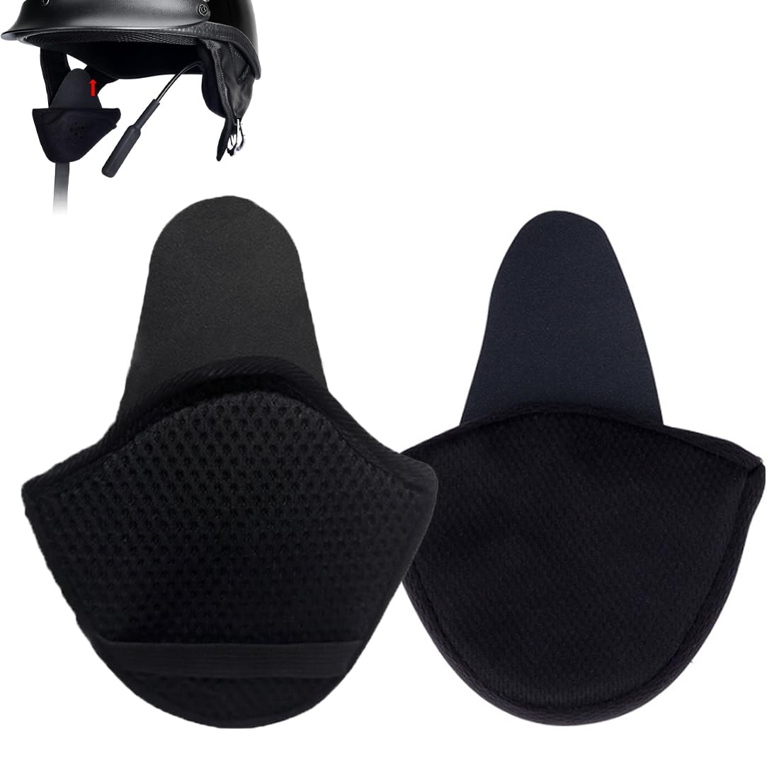 XPEX 1 Paar Ohrenschützer für Fahrradhelm, Winddichte Fahrradhelm Ohrenschützer, Ansteckbar, Abnehmbare Warme Ohrenwärmer, Mehrfarbig, Metall, Lässig, Für Erwachsene, Mann, Frau Fashion