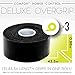 Franklin Sports Pickleball Paddle Overgrips - Provides Extra Grip - Slight Tackiness - Durable & Strong - 3 Grips Included - Black
