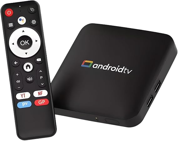 Android 14.0 TV Box 2025, Android Box 4 Go de RAM, 32 Go de ROM, Tv Box