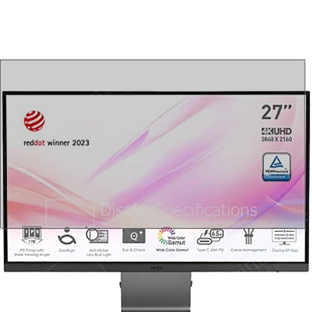 Puccy Privacy Screen Protector, compatible with MSI Modern MD271UL 27" Monitor Anti Spy Film TPU Guard （ Not Tempered Glass Protectors ）