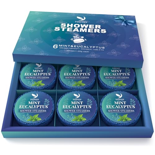 Shower Steamers Aromatherapy, 6PCS Enhanced Mint...